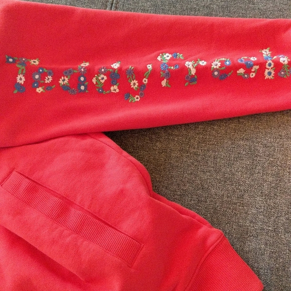 NWOT Teddy Fresh TF Hoodies Red - Picture 6 of 15